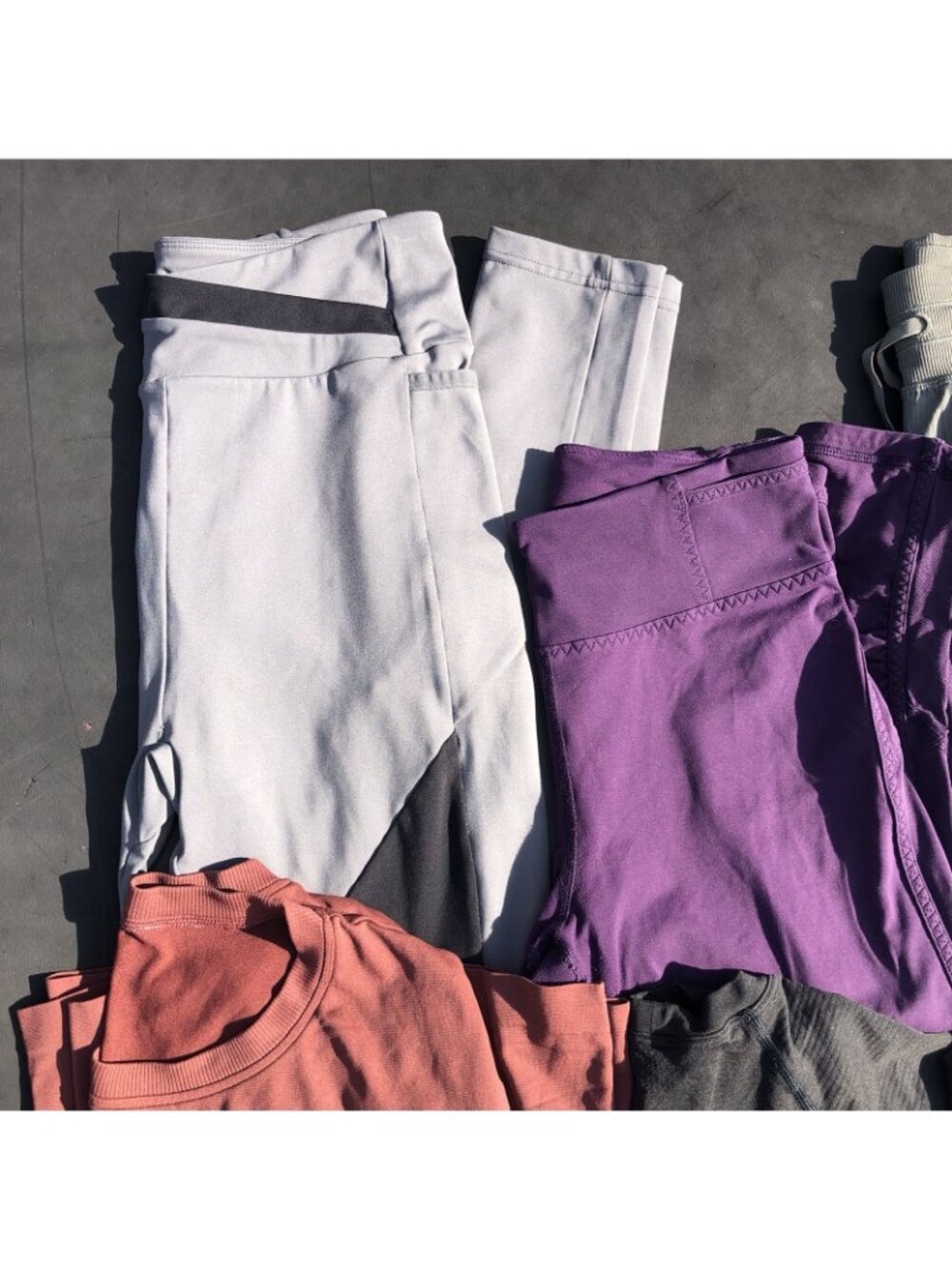 Lululemon & Gymshark Athletic Leggings Tops Sports Bra Mixed Sizes LOT OF 12 - Picture 2 of 11